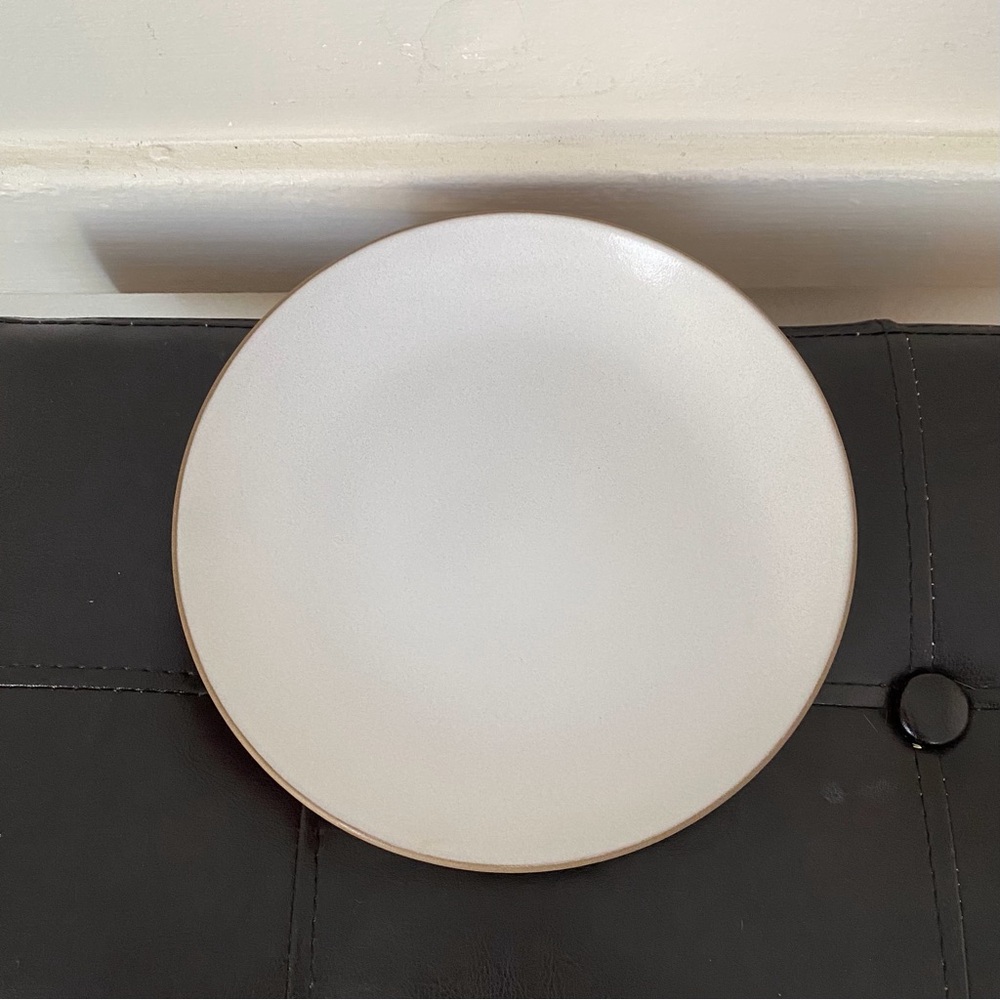$46 New Heath Ceramic White Desert Color Coupe Salad Plate 8.25'' Diameter 0806